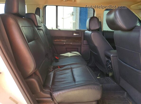 2FMHK6D86HBA13602 2017 FORD FLEX Белый Вид задних сидений