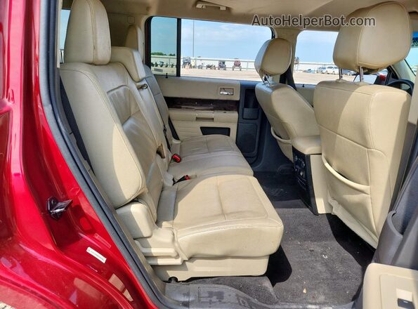 2FMHK6D89KBA13374 2019 FORD FLEX Burgundy Вид задньої частини салону