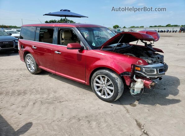 2FMHK6D89KBA13374 2019 FORD FLEX Burgundy Передня права чверть