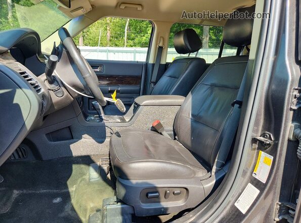 2FMHK6DT8KBA04718 2019 FORD FLEX Gray წინა სალონის ხედი