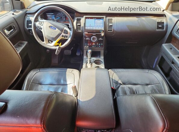 2FMHK6DT8KBA04718 2019 FORD FLEX Gray წინა პანელის ხედი