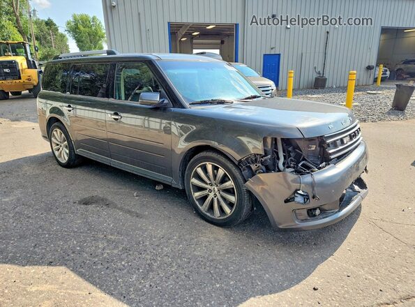 2FMHK6DT8KBA04718 2019 FORD FLEX Gray წინა მარჯვენა