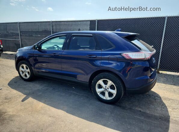 2FMPK3G90GBB57143 2016 FORD EDGE Синий Задняя левая четверть