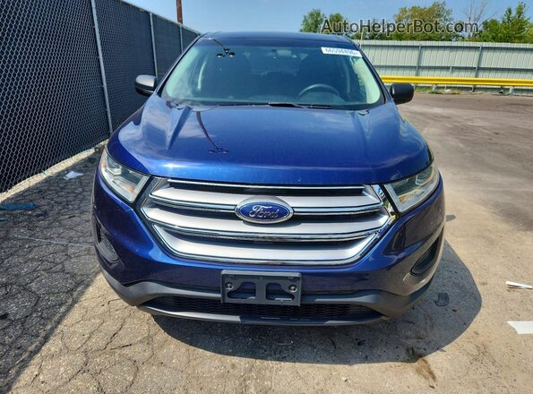 2FMPK3G90GBB57143 2016 FORD EDGE Синий Вид спереди