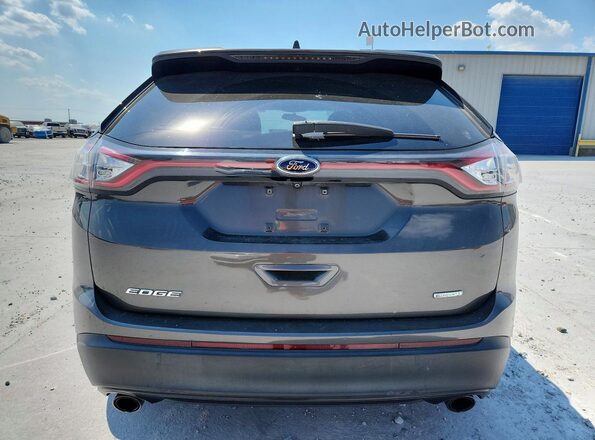 2FMPK3G90JBB86097 2018 FORD EDGE Серый Вид сзади