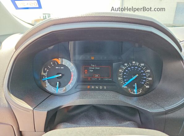 2FMPK3G90JBB86097 2018 FORD EDGE Серый Вид щитка приборов