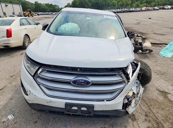 2FMPK3G91JBB85363 2018 FORD EDGE White წინა ხედი