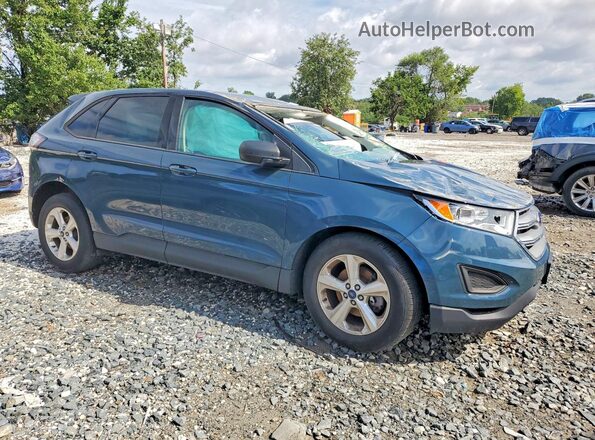 2FMPK3G93GBB48906 2016 FORD EDGE Синий Передняя правая четверть