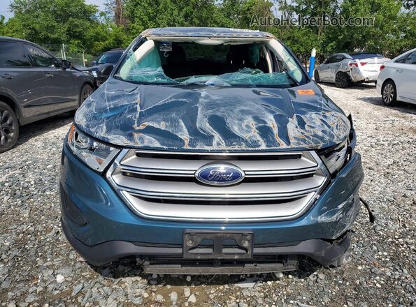 2FMPK3G93GBB48906 2016 FORD EDGE Синий Вид спереди