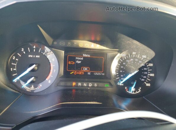 2FMPK3G93GBB53345 2016 FORD EDGE Gray Вид щитка приладів