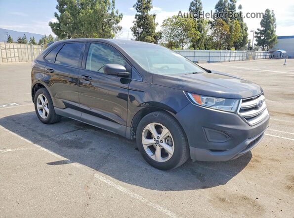 2FMPK3G93HBB17043 2017 FORD EDGE Black Przód prawy
