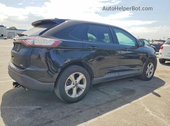 2FMPK3G93HBB17043 2017 FORD EDGE Black Tył prawy