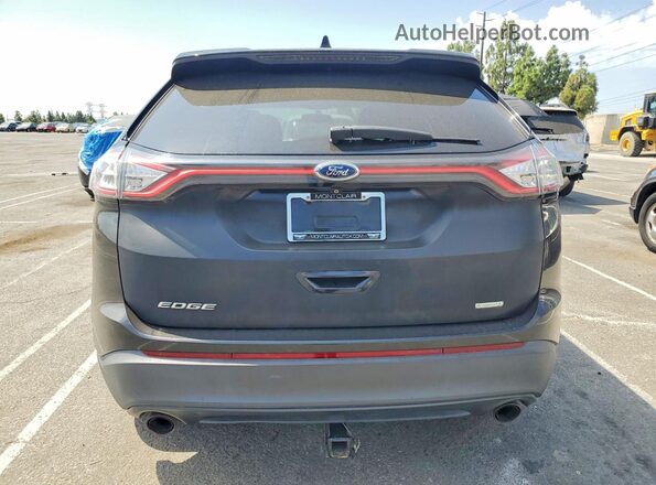 2FMPK3G93HBB17043 2017 FORD EDGE Black Widok z tyłu