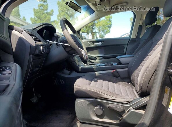 2FMPK3G93HBB17043 2017 FORD EDGE Black Widok wnętrza z przodu