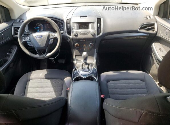 2FMPK3G93HBB17043 2017 FORD EDGE Black Widok deski rozdzielczej