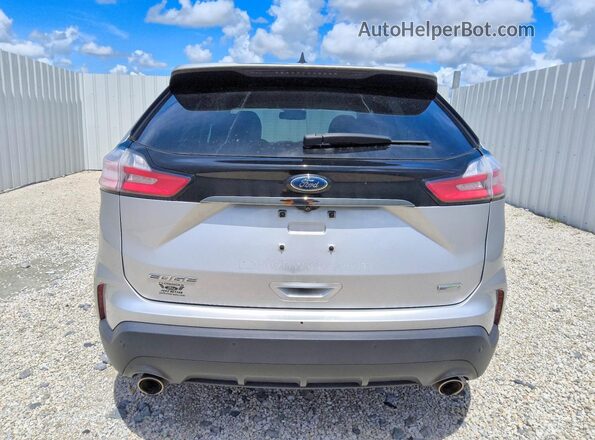 2FMPK3G94KBC64236 2019 FORD EDGE Silver Widok z tyłu