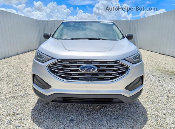 2FMPK3G94KBC64236 2019 FORD EDGE Silver Widok z przodu
