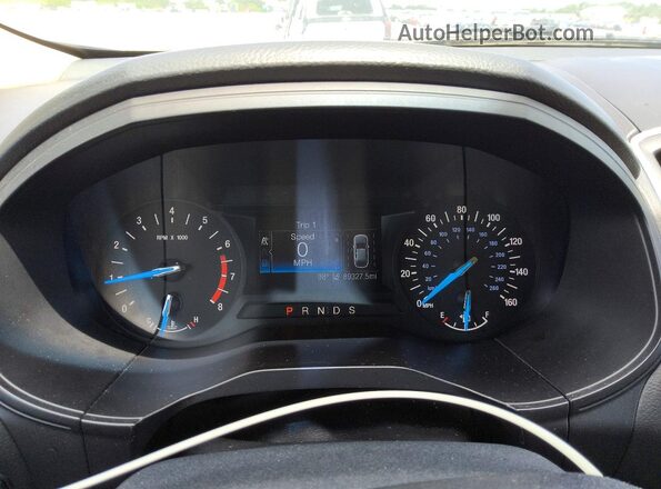 2FMPK3G94KBC64236 2019 FORD EDGE Silver Widok zestawu wskaźników