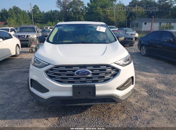 2FMPK3G95KBC64827 2019 FORD EDGE White Widok zestawu wskaźników