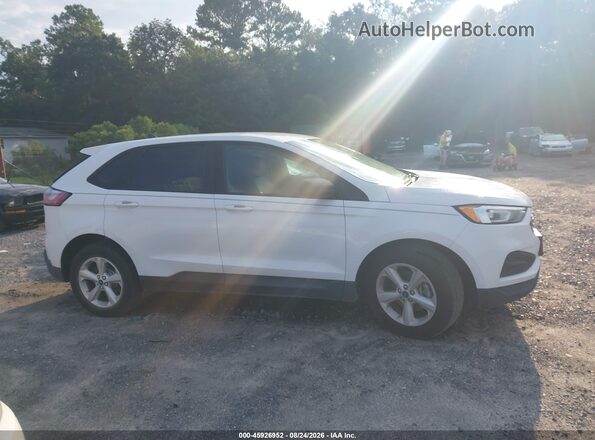 2FMPK3G95KBC64827 2019 FORD EDGE White Widok wnętrza z tyłu