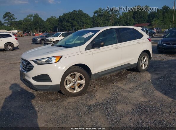 2FMPK3G95KBC64827 2019 FORD EDGE White Przód lewy
