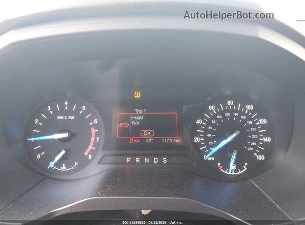 2FMPK3G95KBC64827 2019 FORD EDGE White Widok tylnych siedzeń