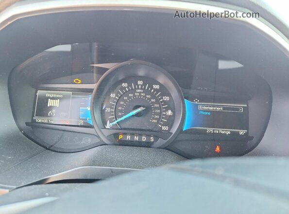 2FMPK3G95MBA14216 2021 FORD EDGE Gray Vista del cuadro de instrumentos