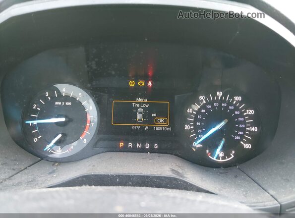 2FMPK3G96HBC43820 2017 FORD EDGE Blue Вид задніх сидінь