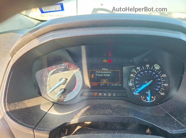 2FMPK3G99JBC06573 2018 FORD EDGE Silver Widok zestawu wskaźników