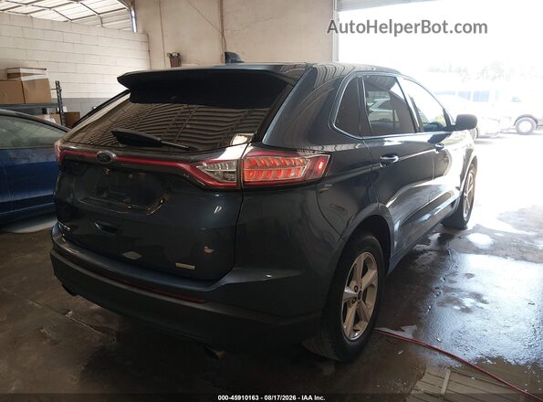 2FMPK3G99JBC38469 2018 FORD EDGE Blue Задня права чверть