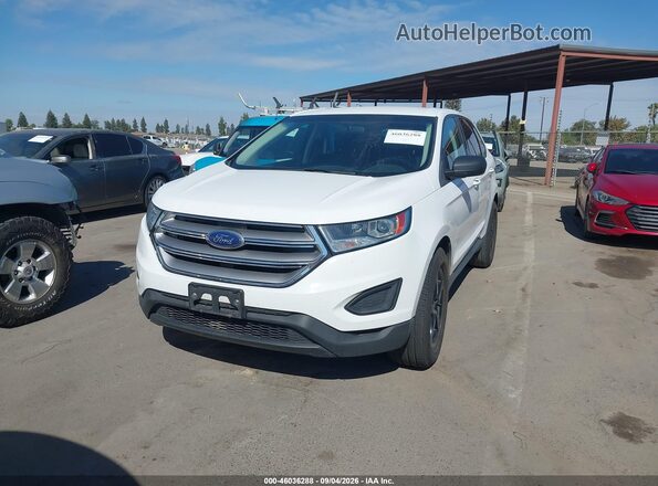 2FMPK3G9XGBC31510 2016 FORD EDGE White Przód lewy