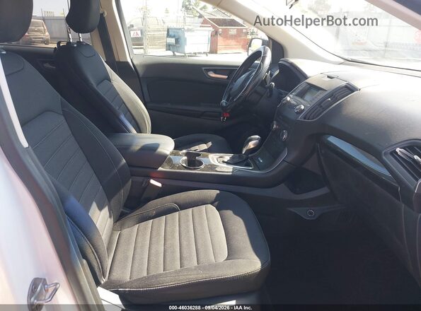 2FMPK3G9XGBC31510 2016 FORD EDGE White Widok wnętrza z przodu