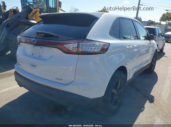 2FMPK3G9XGBC31510 2016 FORD EDGE White Widok z przodu