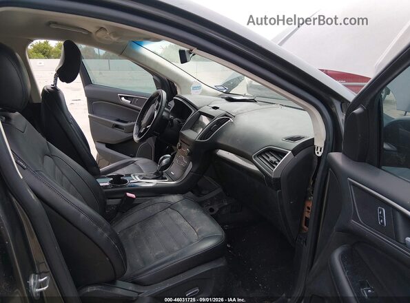 2FMPK3J82GBC17388 2016 FORD EDGE Gray Вид салону спереду