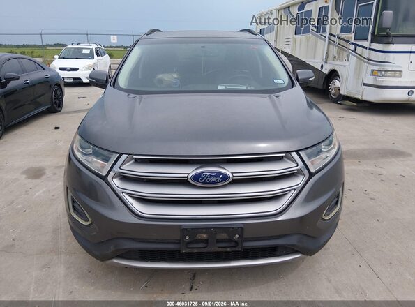 2FMPK3J82GBC17388 2016 FORD EDGE Gray Вид щитка приладів