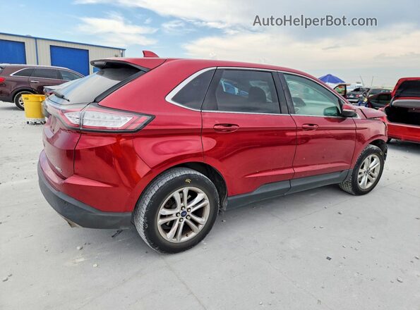 2FMPK3J82HBB79176 2017 FORD EDGE Red Tył prawy