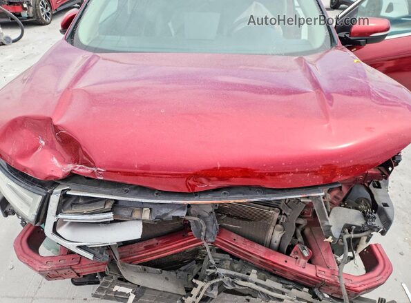 2FMPK3J82HBB79176 2017 FORD EDGE Red Widok komory silnika