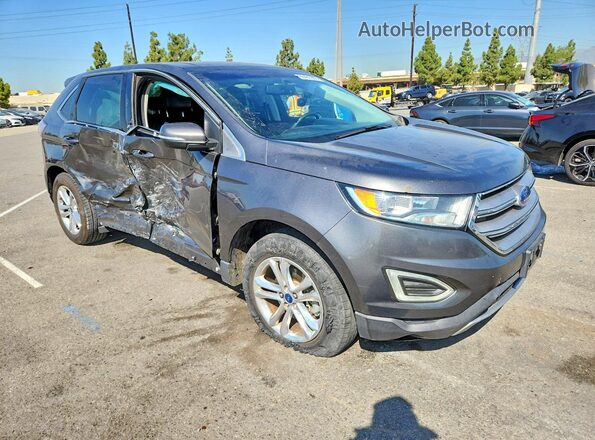 2FMPK3J84HBC69932 2017 FORD EDGE Charcoal წინა მარჯვენა