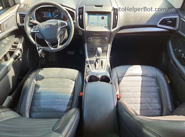 2FMPK3J84HBC69932 2017 FORD EDGE Charcoal წინა პანელის ხედი