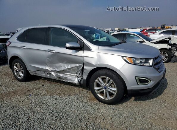 2FMPK3J86HBC69933 2017 FORD EDGE Silver Delantero derecho