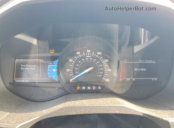 2FMPK3J86HBC69933 2017 FORD EDGE Silver Vista del cuadro de instrumentos