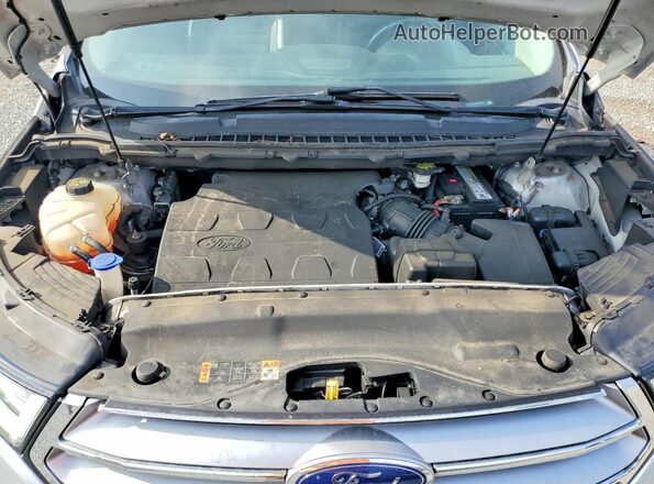 2FMPK3J86HBC69933 2017 FORD EDGE Silver Vista del compartimento del motor
