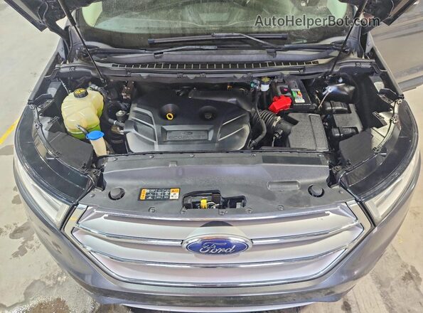 2FMPK3J90GBC65822 2016 FORD EDGE Charcoal Շարժիչի բաժամունքի տեսք