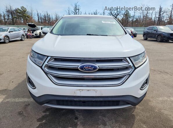 2FMPK3J90HBC22664 2017 FORD EDGE Белый Вид спереди