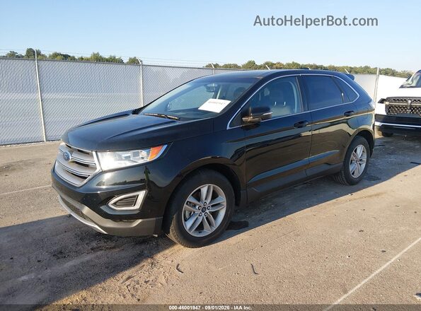 2FMPK3J90HBC65420 2017 FORD EDGE Black Vista tres cuartos delantera izquierda