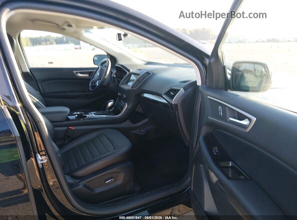 2FMPK3J90HBC65420 2017 FORD EDGE Black Vista interior delantera