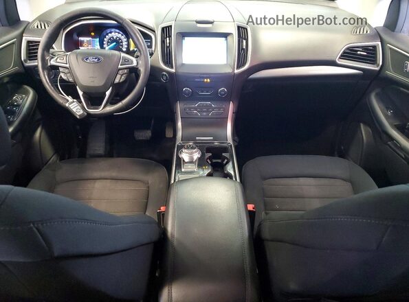 2FMPK3J90KBB83131 2019 FORD EDGE Blue Vista del salpicadero