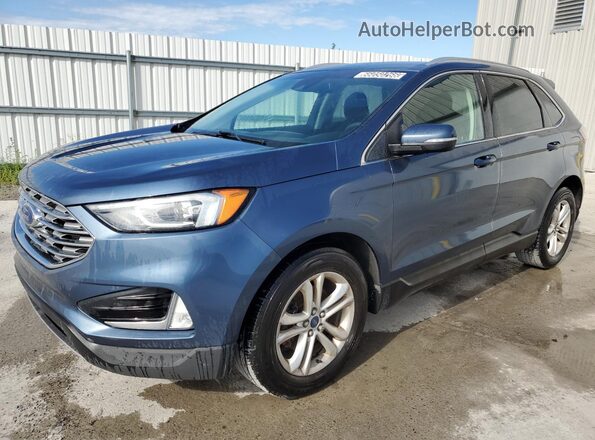 2FMPK3J90KBB83131 2019 FORD EDGE Blue 