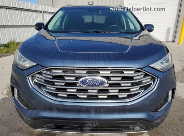 2FMPK3J90KBB83131 2019 FORD EDGE Blue Vista interior de 360 grados