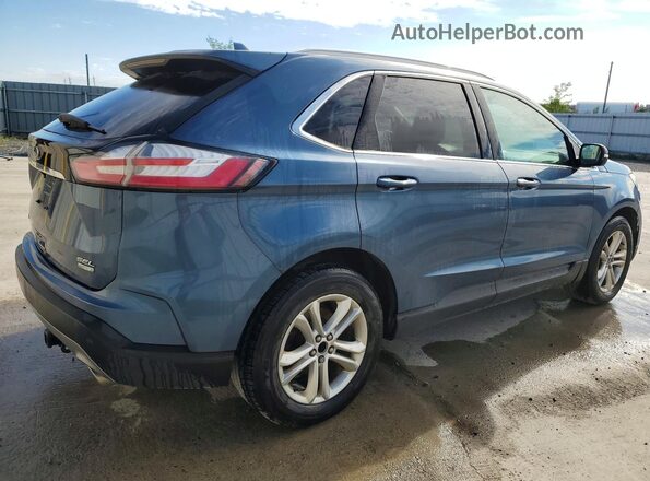 2FMPK3J90KBB83131 2019 FORD EDGE Blue Trasero derecho